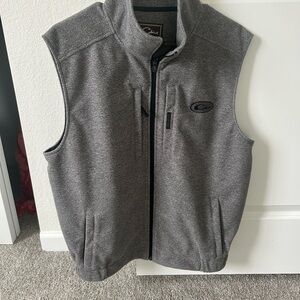 Drake Charcoal Gray Sleeveless Zip Front Vest